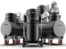 Sump vacuum cleaners for oil and chips