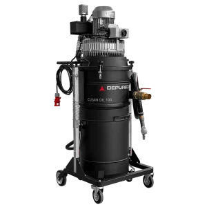 CLEAN OIL T <br>ASPIRADORA INDUSTRIAL CON BOMBA DE VACÍO PARA VIRUTAS METÁLICAS