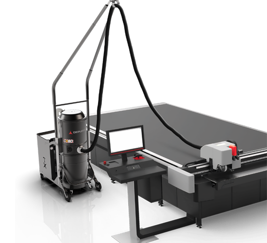 cnc cutting table vacuums